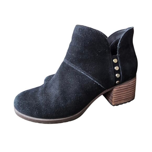 Koolaburra by UGG Women's Sofiya Suede Ankle Boots in Black US 7 - Picture 1 of 11